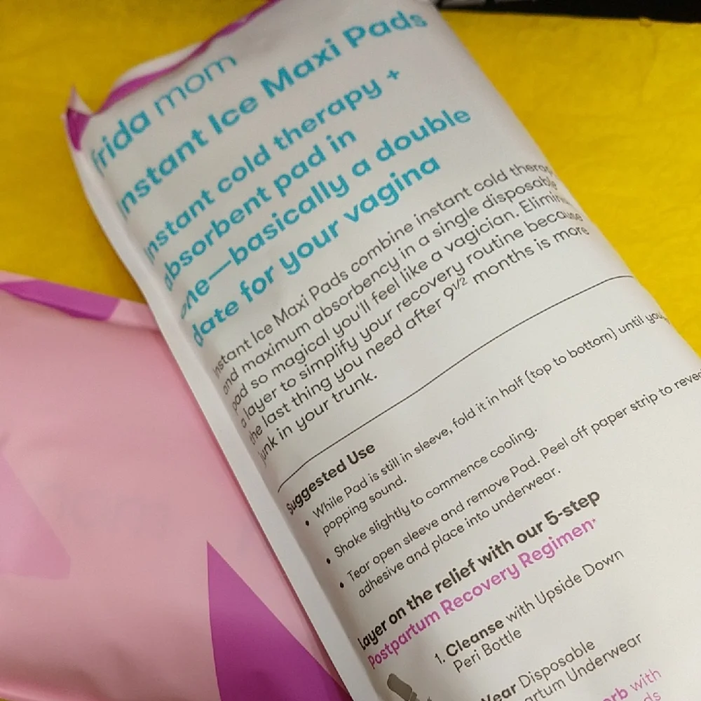 Frida Mom Instant Ice Maxi Pads - Picture 1 of 2